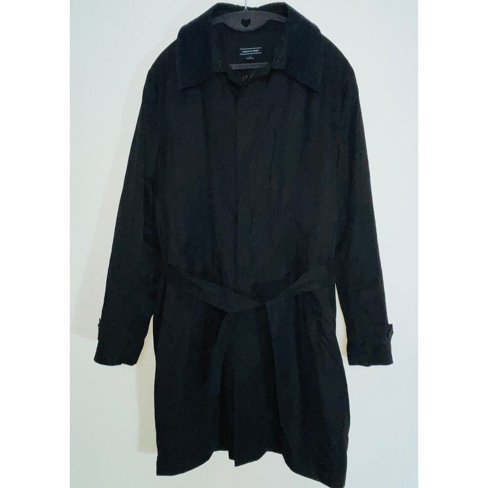 NWT Joseph & Feiss Belted Trench‎ Coat w/ Removable Liner - Men's Size XL